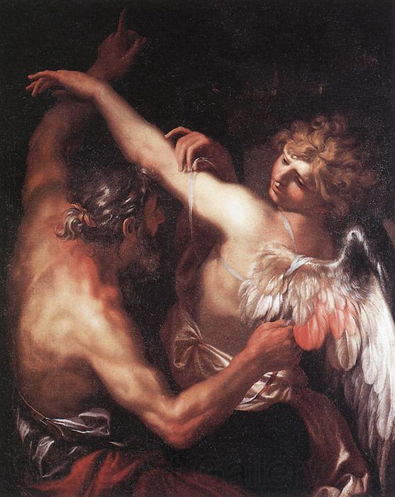 PIOLA, Domenico Daedalus and Icarus Norge oil painting art